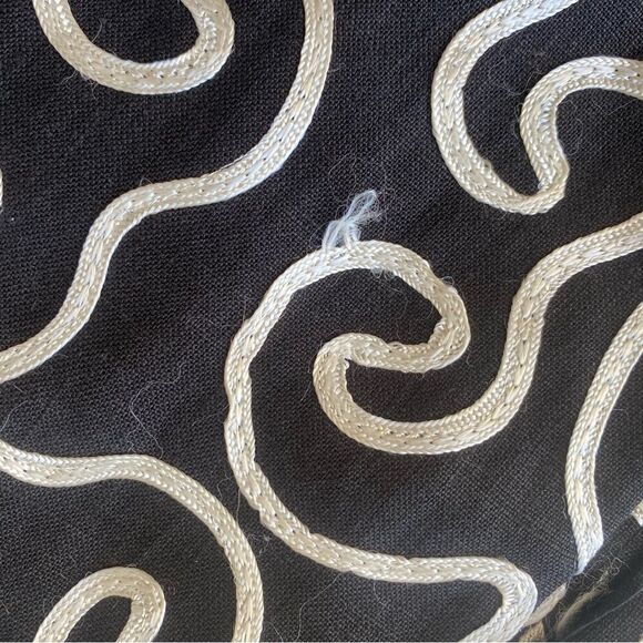 Nina Mclemore Linen embroidered jacket Size 4 - Picture 7 of 11